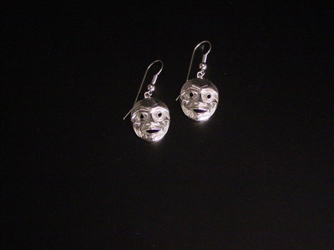 Moon Face Earrings