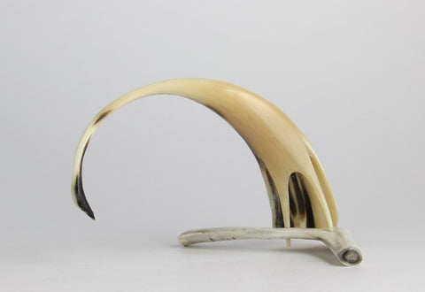 Horn, Antler Bird by Pat Ekpakohak Inuit Artist from Ulukhaktok