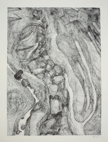 Untitled (Rock Formations 1) by Shuvinai Ashoona