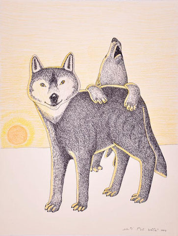 Untited (Wolf and Howling Bear)
