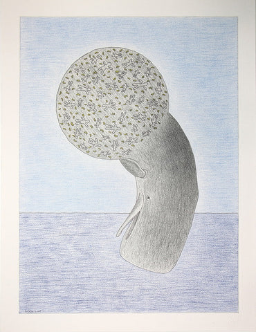 Untitled (Diving Whale)