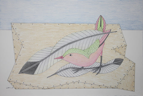 Untitled (Bird with Leaves)