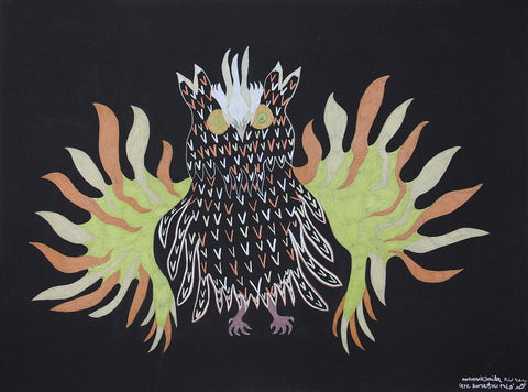 Untitled (Firely Owl) by Ooloosie Saila