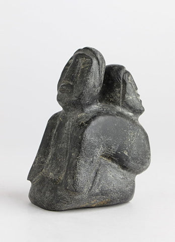 Mother and Child by Luke Hallauk Inuit Artist from Eskimo Point
