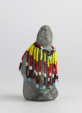 Beaded Figure by Alice Akamak Inuit Artist from Arviat