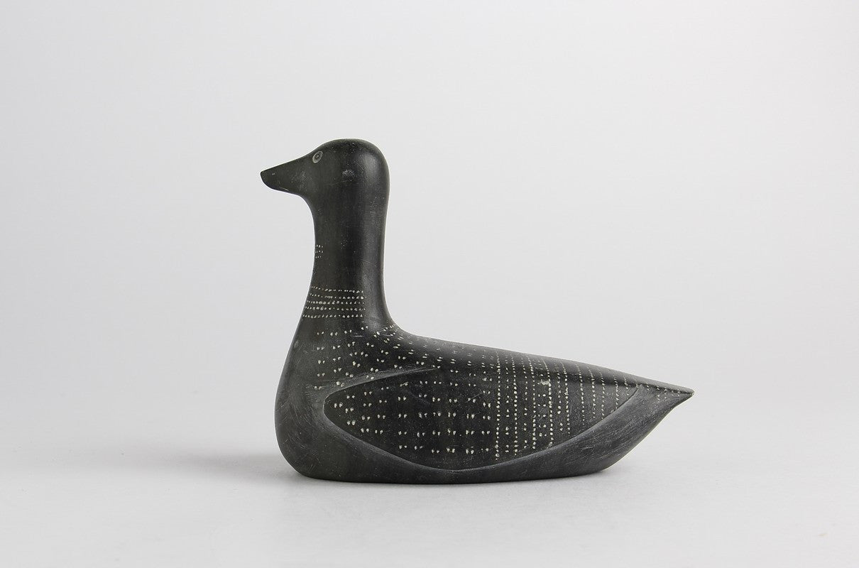 Loon by Mathew Kitishimik Artist from Kuujjuarapik