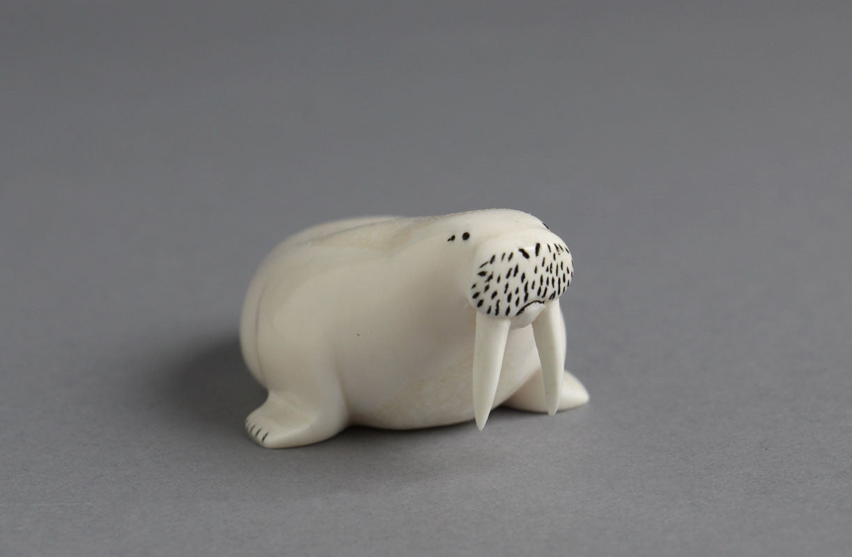 Fat Walrus by Unidentified Artist from St. Lawrence Island Alaska