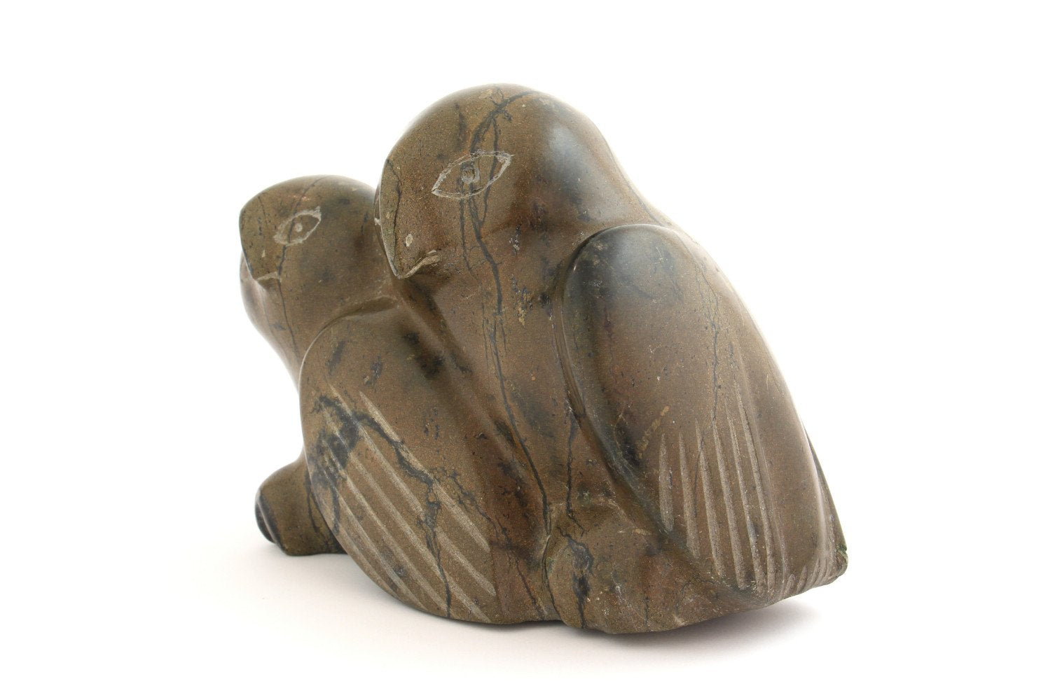 Awls Inuit Two Owls by Ookpik Pitsiulak