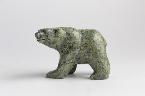 Serpentine Bear by Samonie Shaa Inuit Artist from Cape Dorset