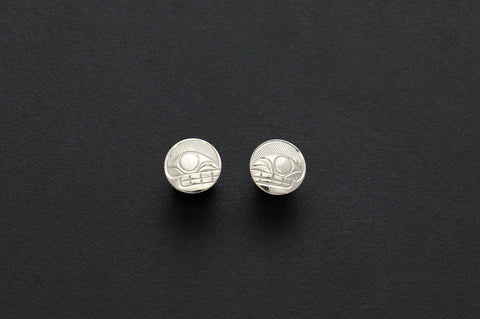 Whale Stud Earrings