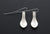 Spoon Shaped Feather Design Earrings