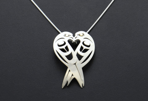 Love Birds Pendant by Grant Pauls