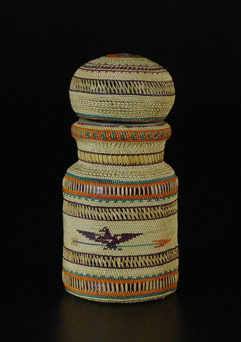 Coffee Jar With Lid (Bird & Arrow) Circa 1970