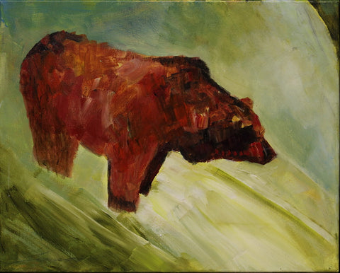 Untitled (Red Bear)