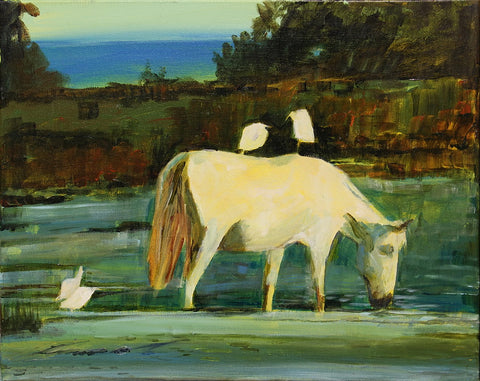 Untitled (Horse Drinking Water)
