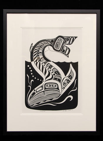 Diving Whale, 1993