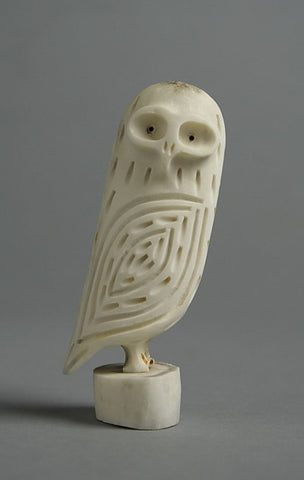 Owl by Pudloo Oarlooktoo Inuit Artist from Iqaluit