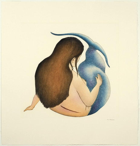 Sedna's Repose by Tim Pitsiulak 300 Artist from Cape Dorset, 2011