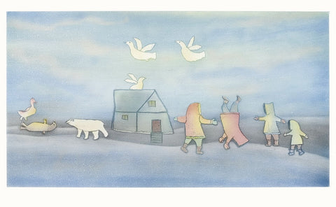 Spring by Papiara Tukiki 300 Artist from Cape Dorset, 2006