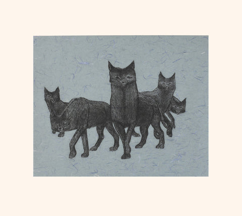  Wolf Pack by Johnny Pootoogook