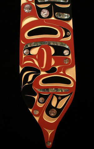 Thunderbird and Whale Steersman Paddle